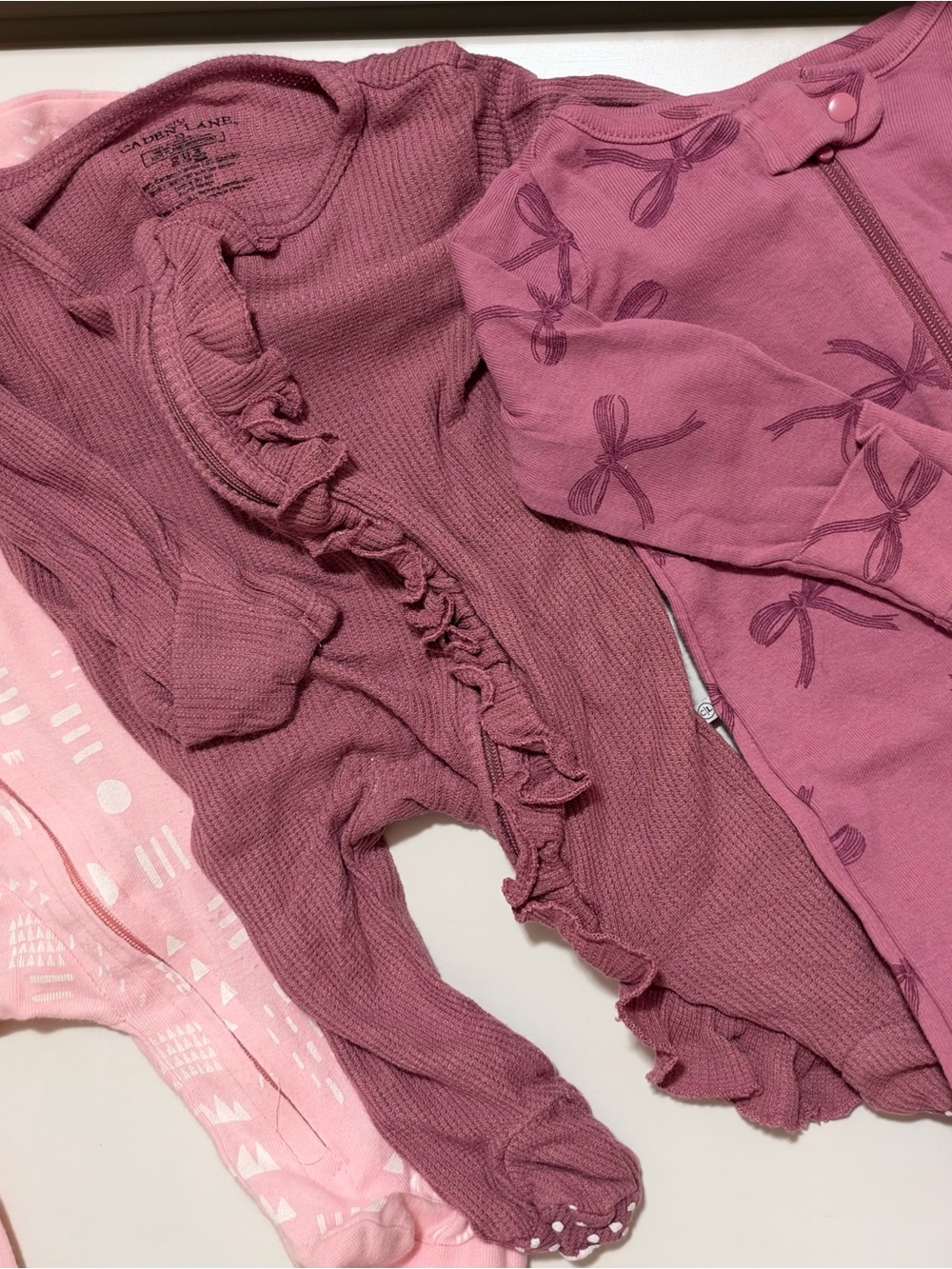 Baby Girl 6-Piece Sleeper Bundle – Carter’s & More – Preemie/Newborn